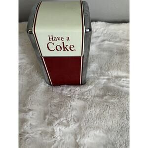 Coca Cola Metal Napkin Holder Paper Napkin 1992 Retro Coke Dispenser Vintage